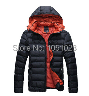2014 new men s winter thick padded cotton jacket men short paragraph tide of young men