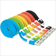 Hot 2M Colorful Mobile Phone Micro Usb Sync Data & Charge Cable For Samsung galaxy S3 S4 S5 S6 HTC LG Nokia Android Phone