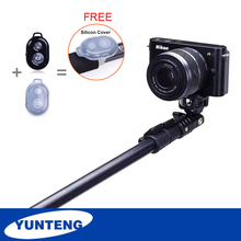 Portable Yunteng 188 Camera Stick With Remote Control For Gopro Hero 4 Xiaomi Yi Action iPhone 5 Cameras Tripod Monopod