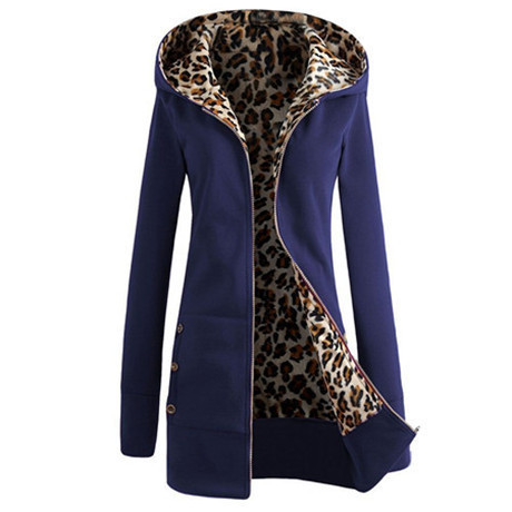 Women\'s Winter Coat Jacket Women 2015 Leopard Hooded Coat Female Slim Jackets For Women Clothing Plus Size Hoodies Sweatshirt (14)