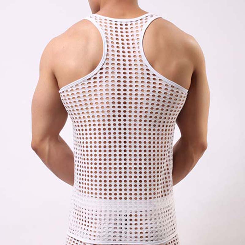2021 Novelty Sport Gym Casual See Through Men Sexy Transparent