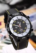 luxury brand men watches 2016 logo new Casual Quartz watch men military Watches sport Wristwatch Silicone