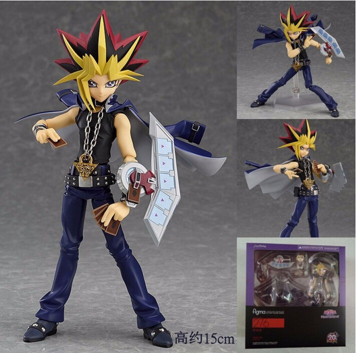 Yu Gi Oh Toys MUTO YUGI Figma #276 Action Figure 15CM Collectible Toys YuGiOh Figure For Boy YuGiOh Toys Yu Gi Oh