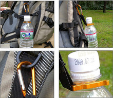 Carabiner Water Bottle Buckle Hook Holder Clip For Camping Hiking Traveling