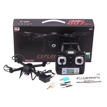 Mini Drone DM007 2.4GHz 4 Channel LCD Remote Control RC Quadcopter 6 Axis Gyro with 0.3MP HD Camera RTF Helicopters