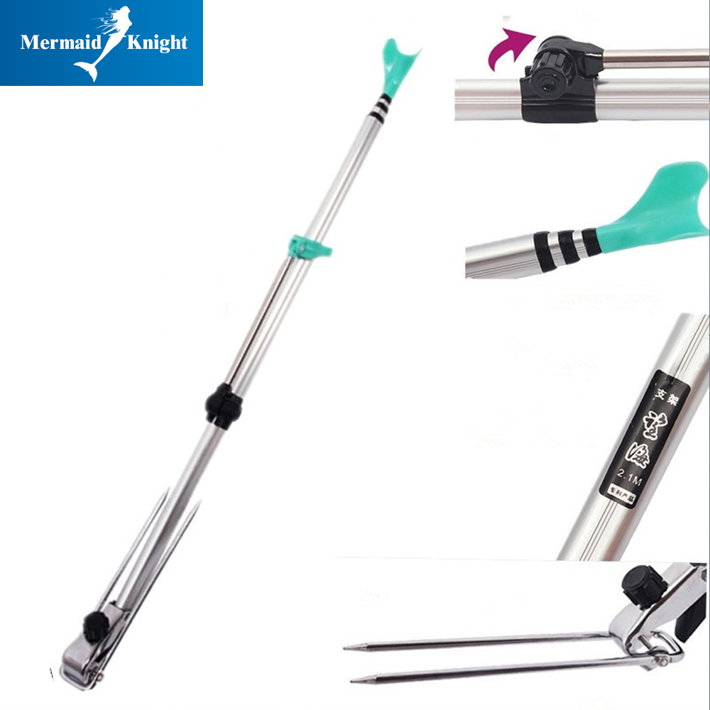 High Quality 150cm-210-cm Aluminum Alloy Telescoping Fishing Pole Hand Rod Holder Stand Bracket Adjustable Fishing Tool