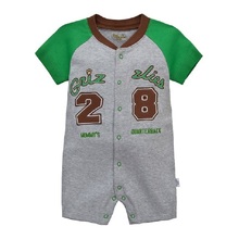 Baby rompers baby girls summer newborn clothing clothes short-sleeve romper boys