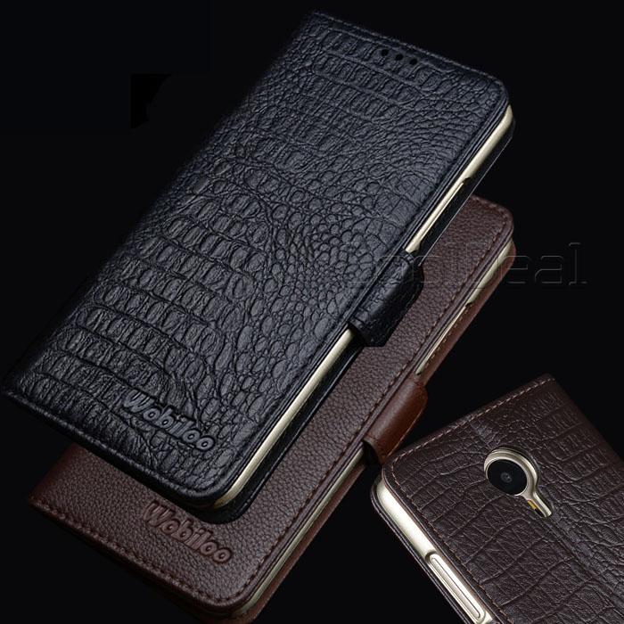 Handmade Genuine Leather Stand Case For Meizu PRO 5 MX5 Pro 5 7inch Flip Style Luxury