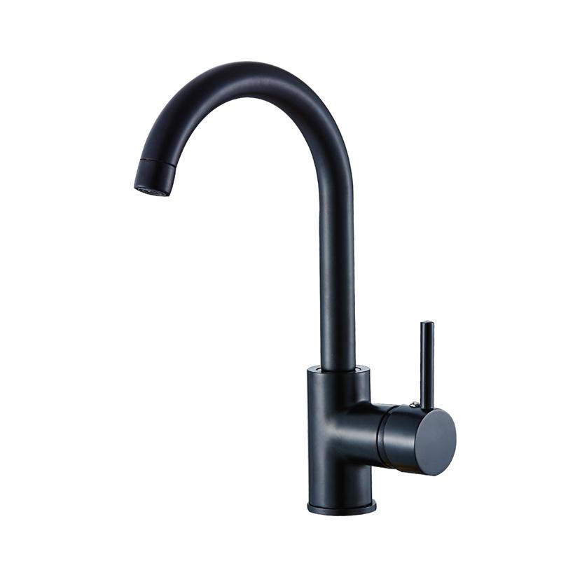 Black Kitchen Faucet Bibcock Sink Laundry Oil Rubbed Bronze Kitchen ...
