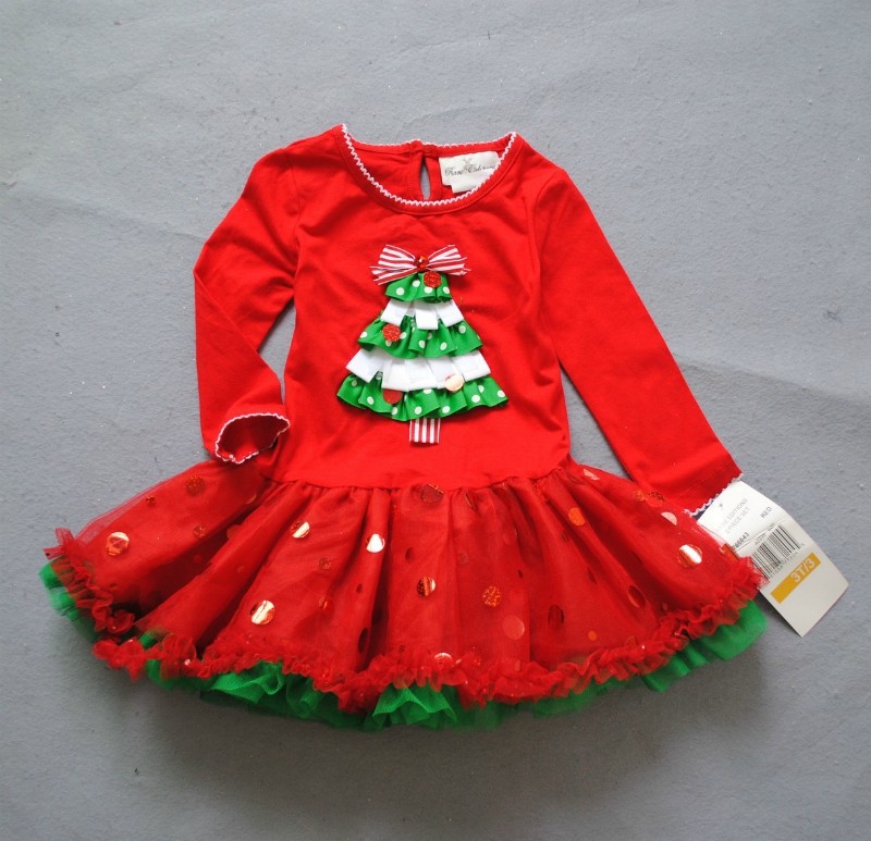 free shipping baby dress baby girls christmas tree dress free shipping baby dress baby girls christmas tree dress
