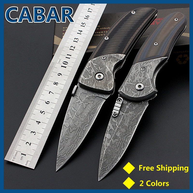 CABAR 2015 New Arrival 75 mm Single Blade Hunting Camping Diving Outdoor Knife Top Quality Fold