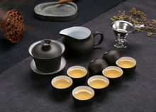 2015 small size Chinese Yixing Clay teaset 150ml teapot 8 pcs 30ml cup purple clay tea