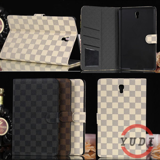 business style Plaid Leather Case cover for Samsung Galaxy Tab S 8 4 T700 T701 T705
