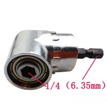 Free Shipping New 105 degrees 1/4″ Adjustable Hex bit Angle Driver Screwdriver tools