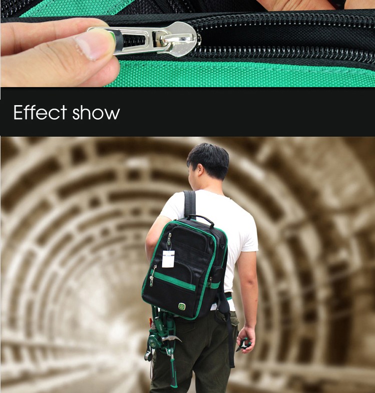 Repair Tool Bag Men's Shoulder Backpack Multifunctional Maintenance Canvas  Suitcase Electricians Holder Durable Portable 공구가방