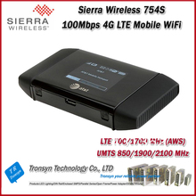 Free Shipping Cheapest Originla Unlock LTE 100Mbps Sierra Wireless Aircard 754S Protable 4G Wireless Router And 4G Mobile WiFi