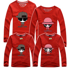 The Sweet Love T Shirts For Father Mother Daughter Women Men Son Clothing Matching Family Outfit Long Sleeves Cotton T-Shirts