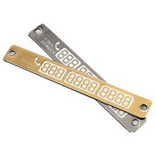 Temporary Parking Card Luminous Phone Number Card Plate For Subaru Forester Impreza Outback XV Chevrolet Cruze Aveo Accessories