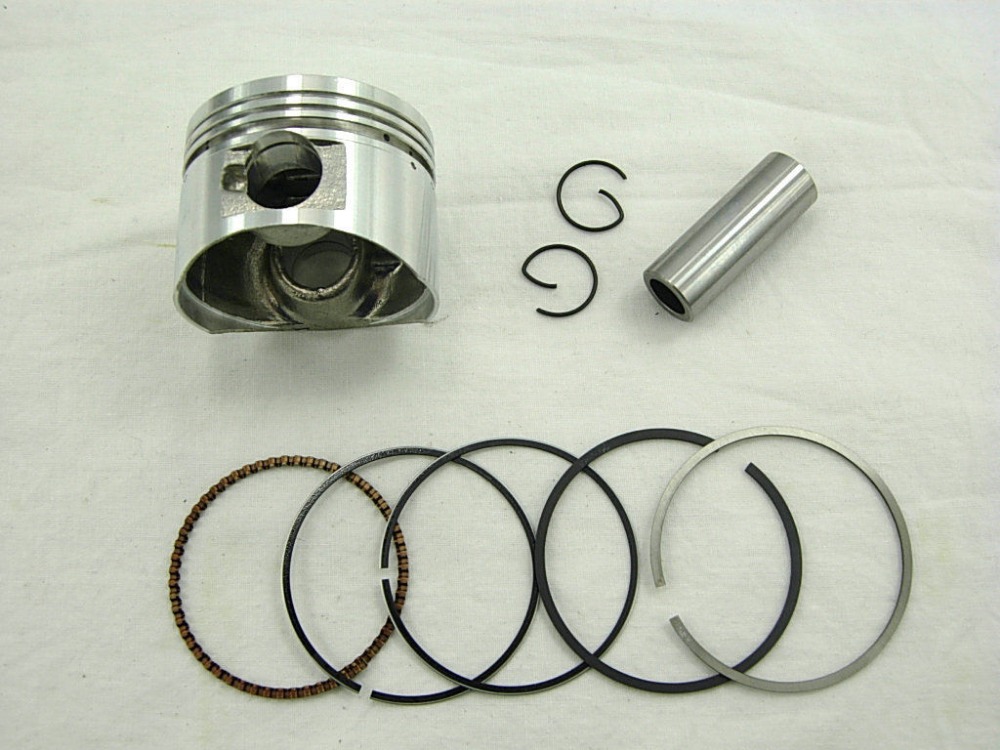 font b GY6 b font 125cc PISTON and RINGS 52 4mm FOR CHINESE SCOOTERS WITH