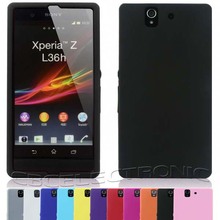 New High quality Silicone Soft Case Cover For Sony Xperia Z L36h C6602 C6603  Free Shipping