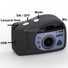 T7000 Black , 1080P Mini Digital Camera / Mini DV , 3.0 Mega Pixels Support TF Card New Arrival