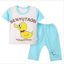 2016 cheap china clothing factories summer boys girls clothing set 2pcs shorts pant toddler baby boy clothes for 1-4T