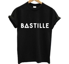 Cotton BASTILLE T SHIRT POP Top Rock Music Band Tour Pompeii Of The Night Indie ENGLISH t-shirt Men O-neck Stylish Casual Men