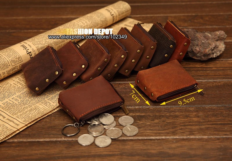Genuine Leather Coin wallet purse 1016# (10)-
