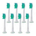 8pcs HX6014 Generic Electric Sonic Replacement Brush Heads Fits For Philips Sonicare Toothbrush Heads Soft Bristles