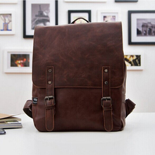 Black Leather Women Backpacks