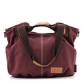 Japan Korean Style Large Canvas Shoulder Bag Women Trendy Fashion Simple Handbag Ladies Preppy Style Crossbody