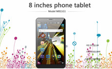 8 inch Quadcore IPS Phablet with MTK MT8382, Built-in 3G, GPS,Bluetooth, FM,1GB RAM, 8GB STORAGE, PHONE TABLET with metal case