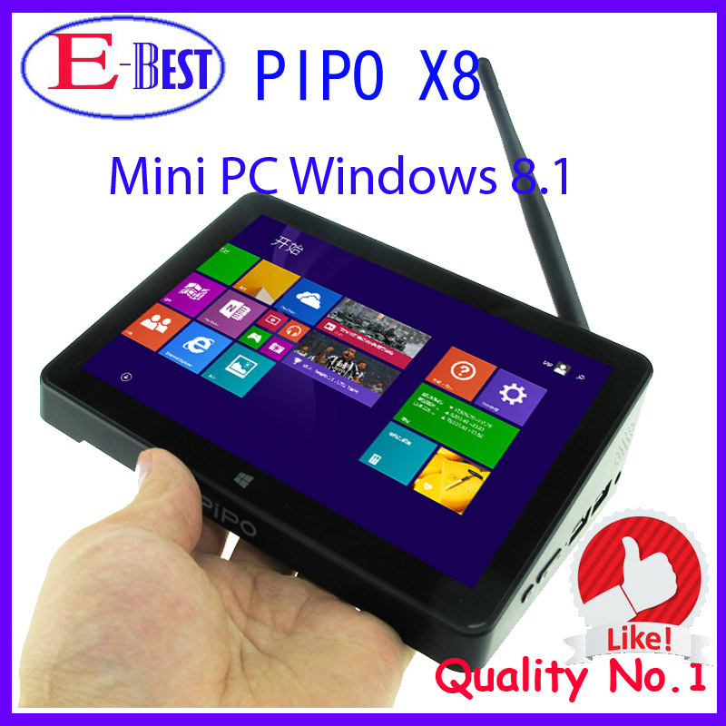 pipo x8 tv box windows8.1 android4.4   intel z3736f   -hdmi 2  / 32  802.11b / g / n  bt4.0