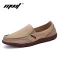 Plus size 10 5 casual shoes men flats breathable canvas men s shoes slip on comfortable