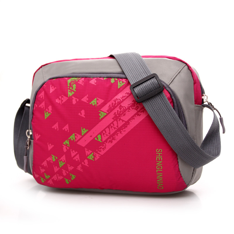Brand New Women Nylon Messenger Bags Small Traveling Shoulder Bag Sport Crossbody Bags Geometric ...