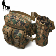 Tactical pouch edc bag military molle utility pouch fishing hiking waist packs kettle bag tactical military equipment
