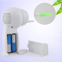 High Quality Safety Health Care Wax Vac Ear Vacuum Cleaner Cordless Electronic Ear Cleaner Earpick Promotion