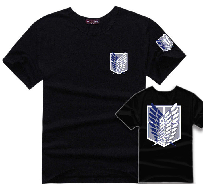 Attack On Titan T Shirt Men Cotton T Shirt Anime Shingeki No Kyojin Tee