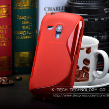 i8190 S Line Anti skid Soft TPU GEL Skin Cover For Samsung Galaxy S3 SIII Mini