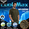 Brand T shirt Mens coolmax quick dry Breathable trekking Short Sleeve Tshirt Hiking fishing Military camouflage