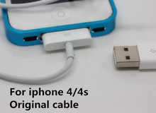 Genuine Original 30 Pin/Dock to USB Charging Sync Data Cable for Apple iPhone 4 4s ipad 2 3 ipod, Free ship