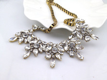 Hot brand z necklace fashion jewelry luxury choker statement necklace flower Necklaces Pendants women NJ 381