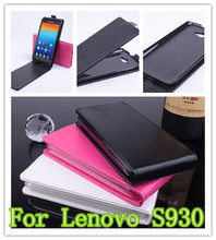 For Lenovo S930 Case 100% PU leather case for Lenovo S930 Vertical Flip Cover Mobile Phone Bags & Cases +gift