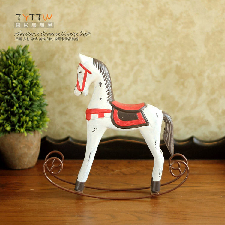 hot sale new year gift horse mascot trojan furnishing articles rocking horse home decor chritmas gift