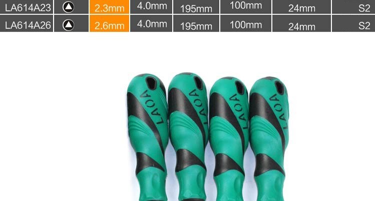  LAOA  S2 Y type  Y shape Y-shape Shaped Magnetic Tips screwdriver bolt Screw Driver Special Screwdrivers