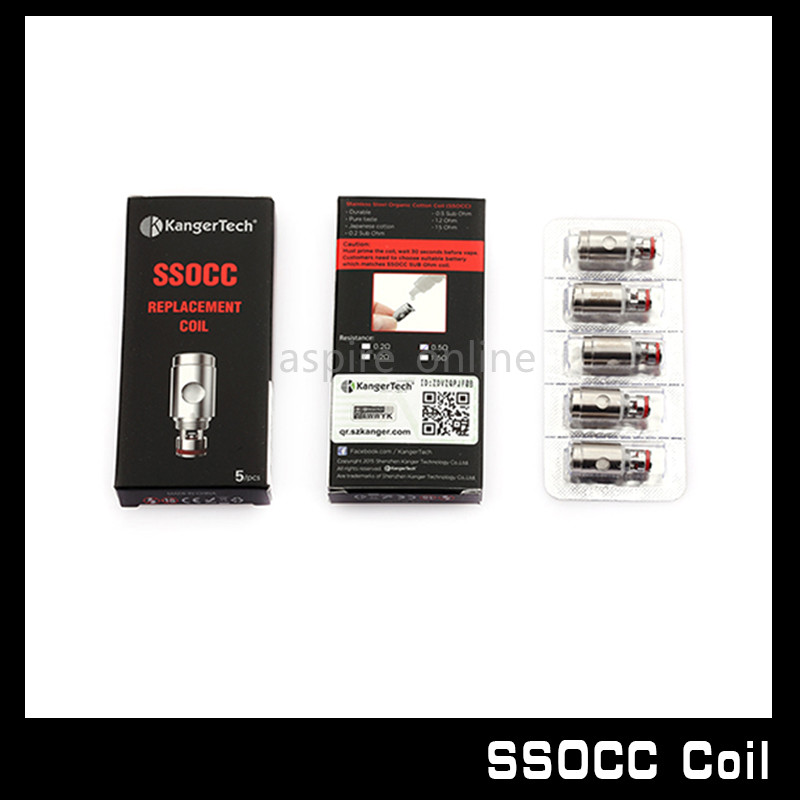 Original Kanger SSOCC Coils 0.5ohm 1.2ohm 1.5ohm Replacement ...