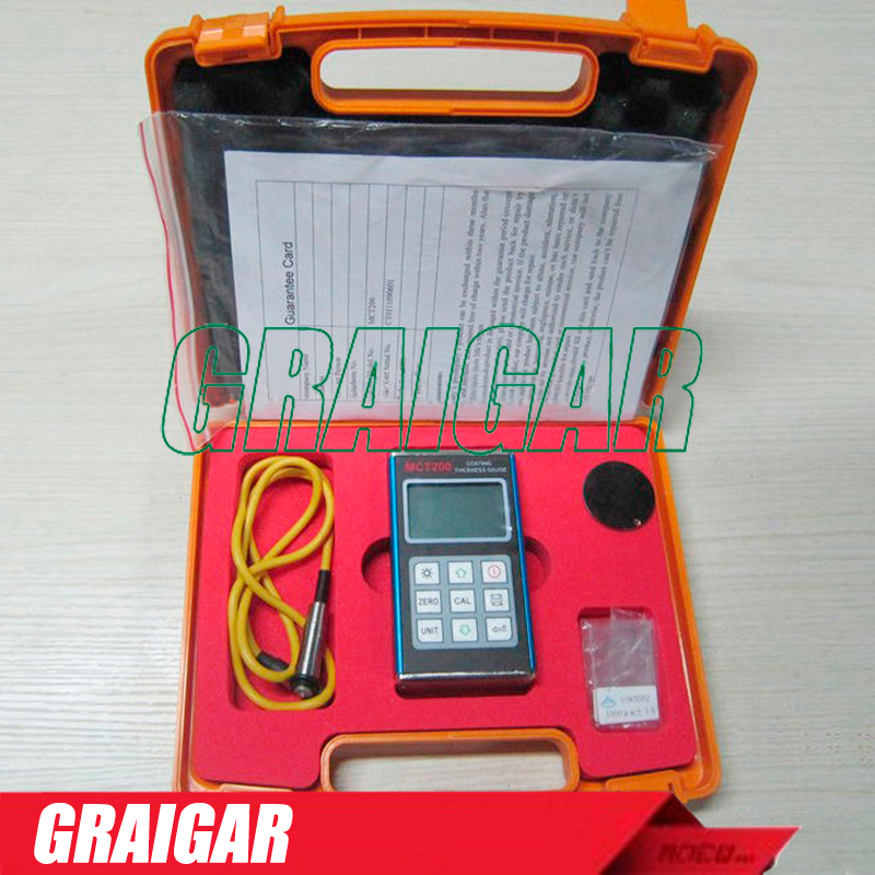 Digital Coating Film Thickness Gauge/Meter, MCT200, Auto Paint Tester,coating thickness guage,portable thickness tester