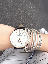 2015 Women Fashion Casual Leather Belt Dress Quartz Watch Hot In Europe And America Large Dial Couple Relogio Feminino Clock
