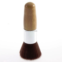 Hot Flat Top Buffer Foundation Powder Brush Cosmetic Makeup Basic Tool Wooden Handle Worldwide