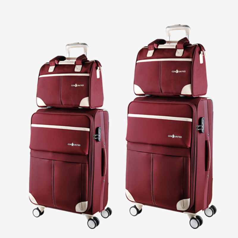 High Quality Men Women Travel Suitcase Spinner Wheels Trolley Luggage Bags Boarding Password Lock Travel Luggage Sets